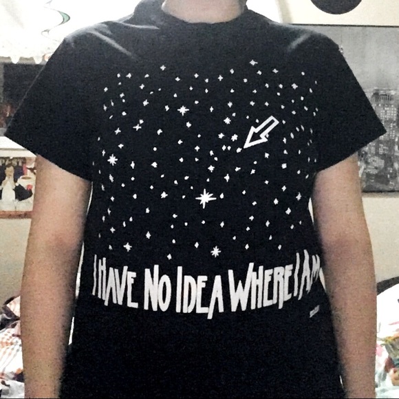 100% COTTON SPACE STARS TEE - Picture 3 of 5